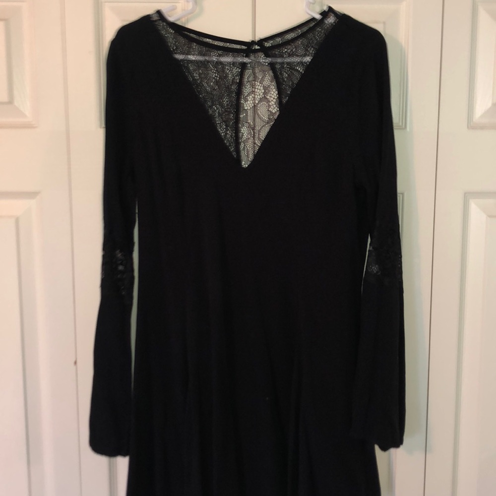 Black dress.
